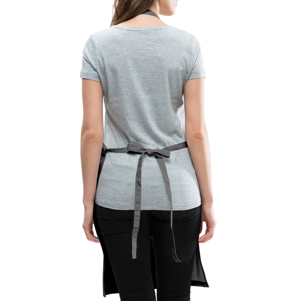 Good Food Good Mood - Adjustable Apron - charcoal