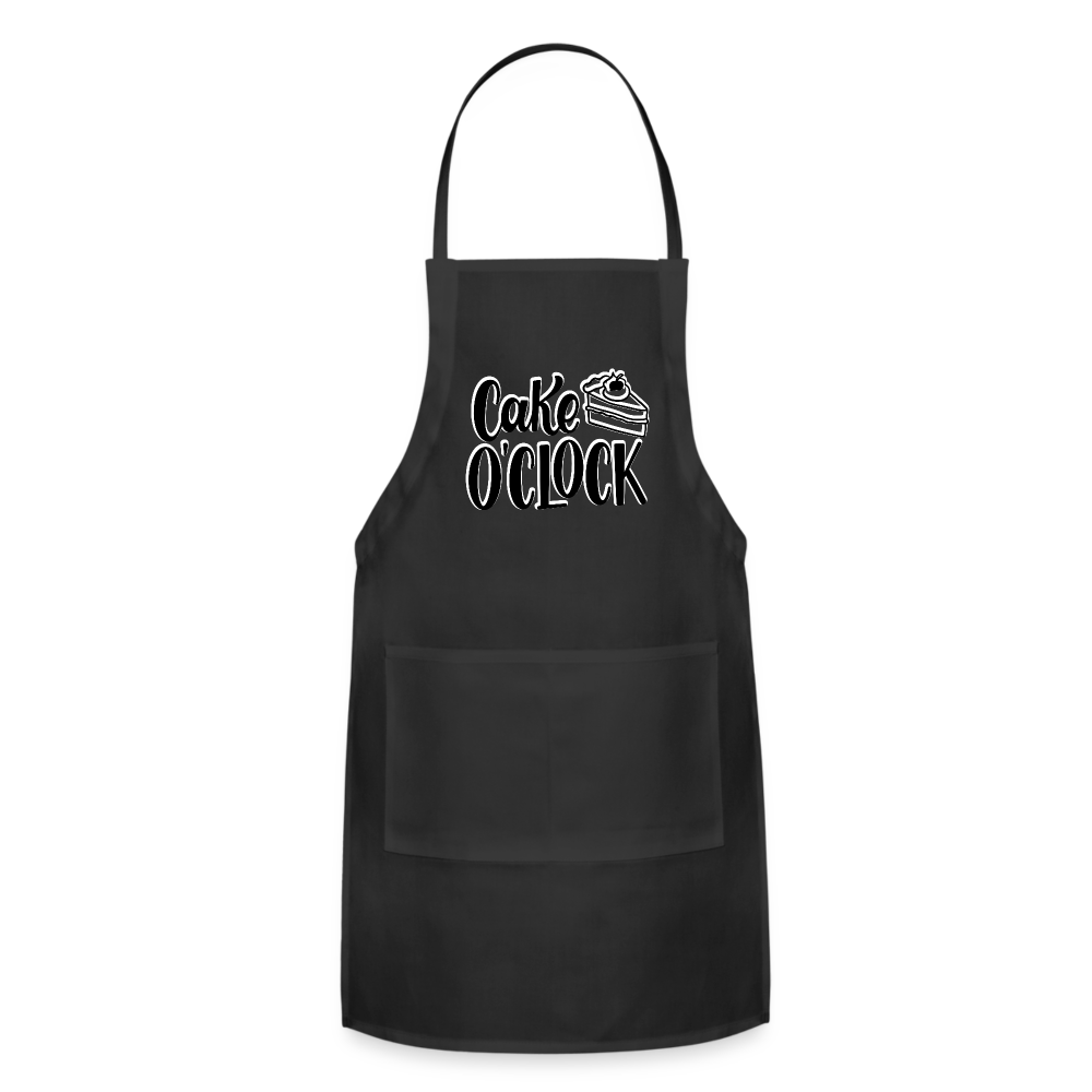 Cake o'Clock - Adjustable Apron - black