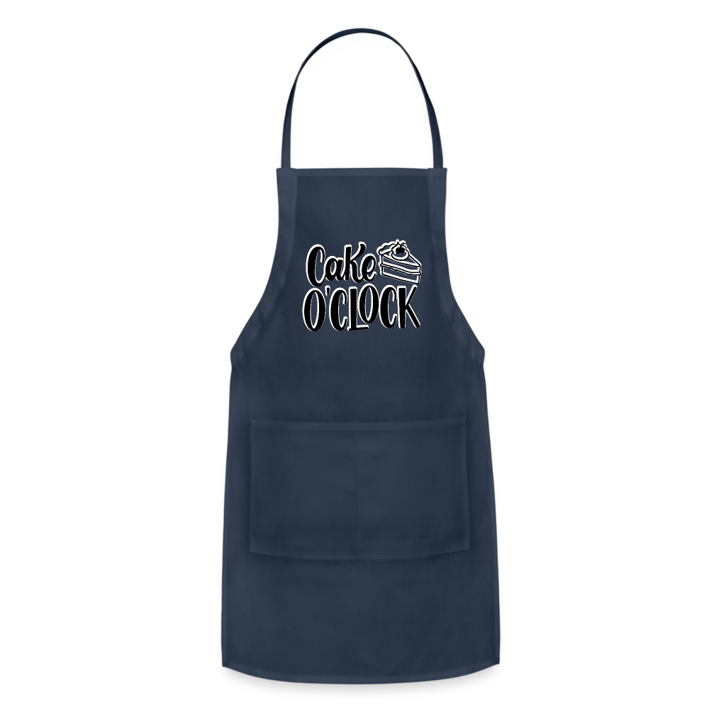 Cake o'Clock - Adjustable Apron - navy