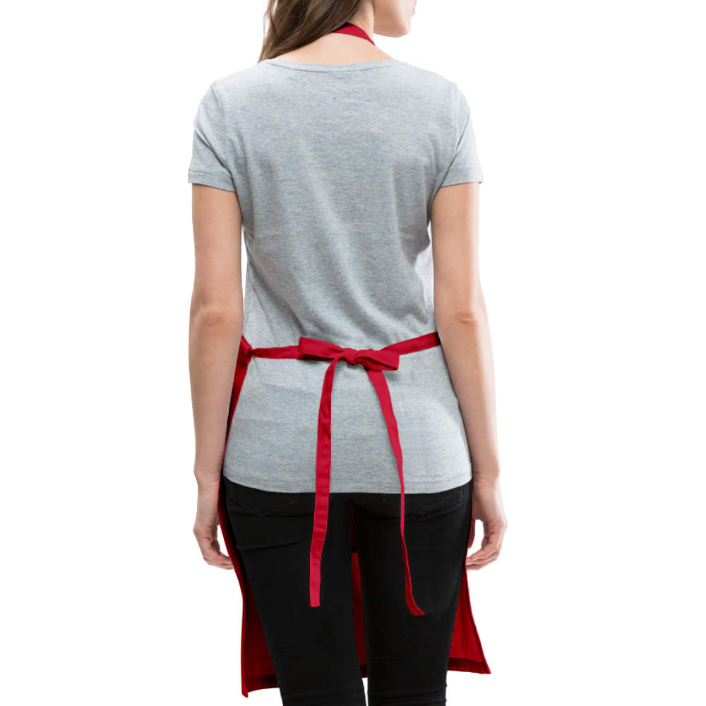 Melanin Made This Food - Adjustable Apron - red