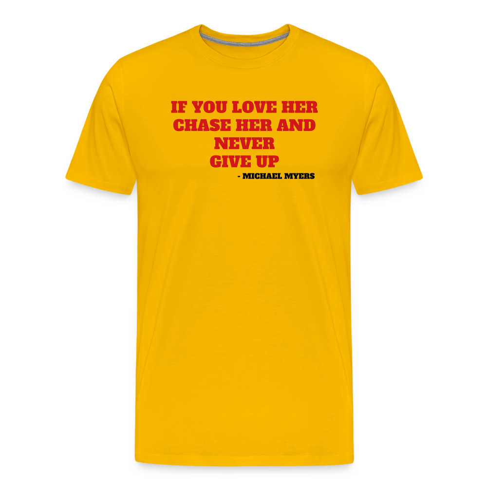 Michael Myers - Halloween  T-Shirt - sun yellow