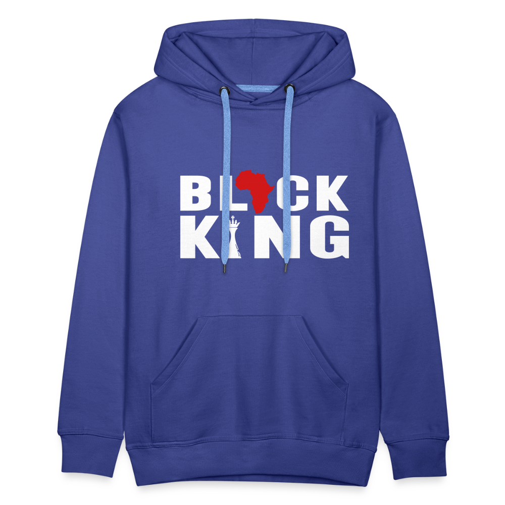 Black King - Men's Hoodie - royal blue