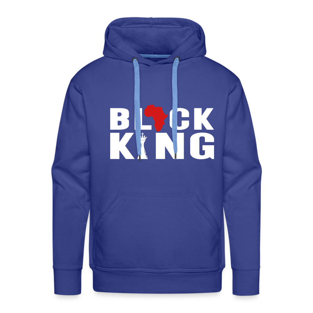 Black King - Men's Hoodie - royal blue