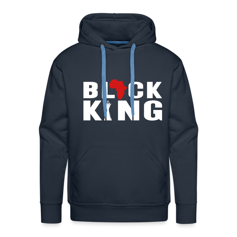 Black King - Men's Hoodie - navy