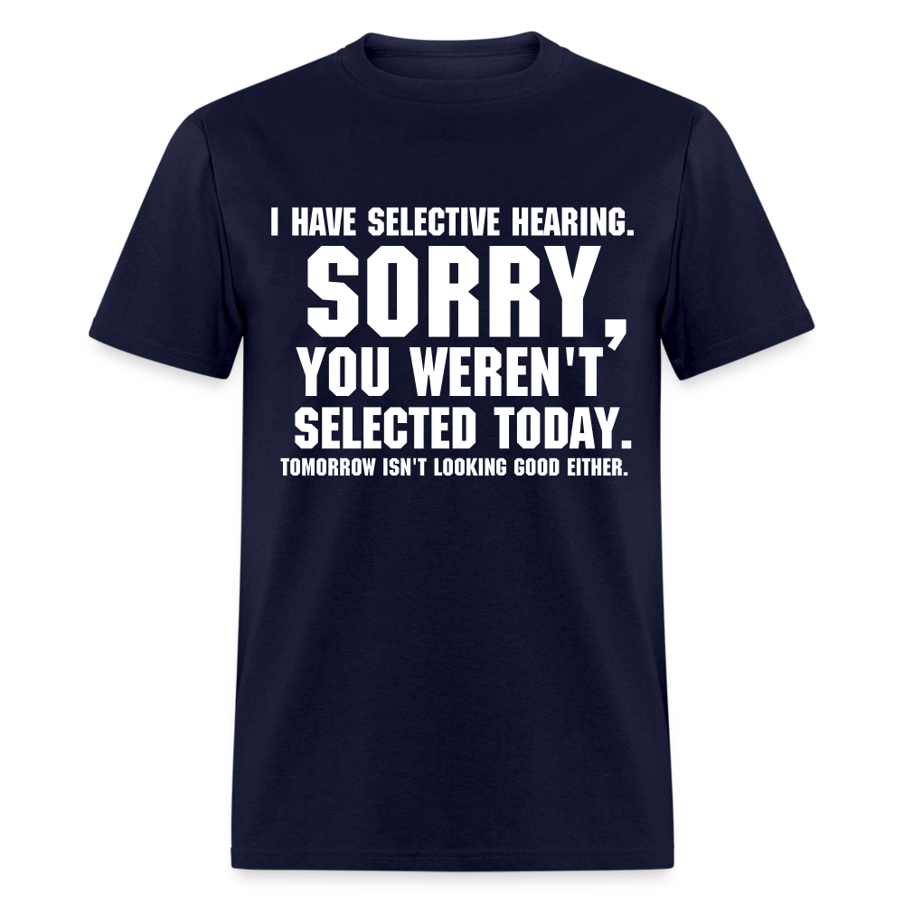 Selective Hearing T-Shirt - navy