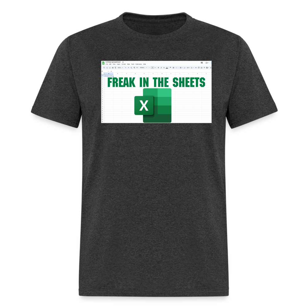 Freak in The Sheets T-Shirt - heather black