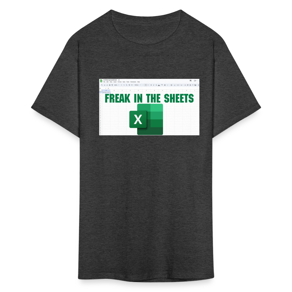 Freak in The Sheets T-Shirt - heather black
