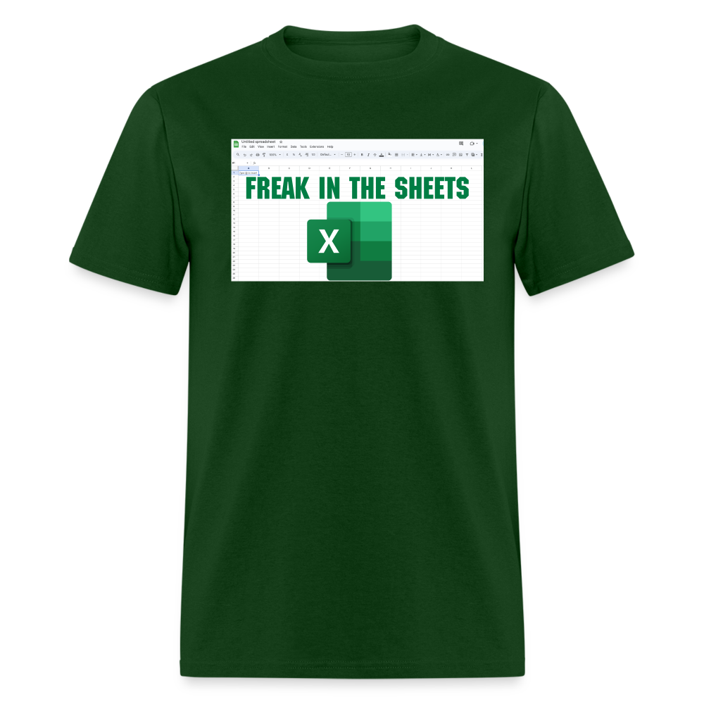 Freak in The Sheets T-Shirt - forest green