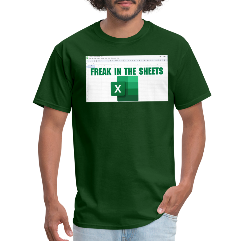 Freak in The Sheets T-Shirt - forest green