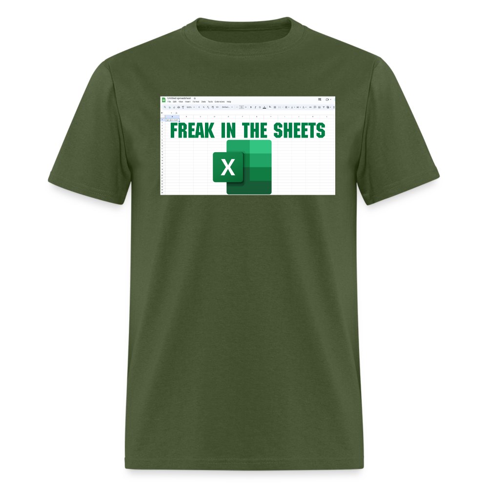 Freak in The Sheets T-Shirt - military green