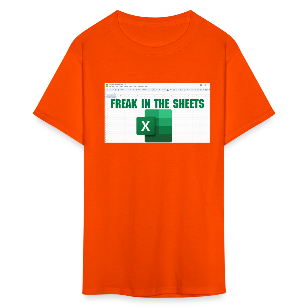 Freak in The Sheets T-Shirt - orange