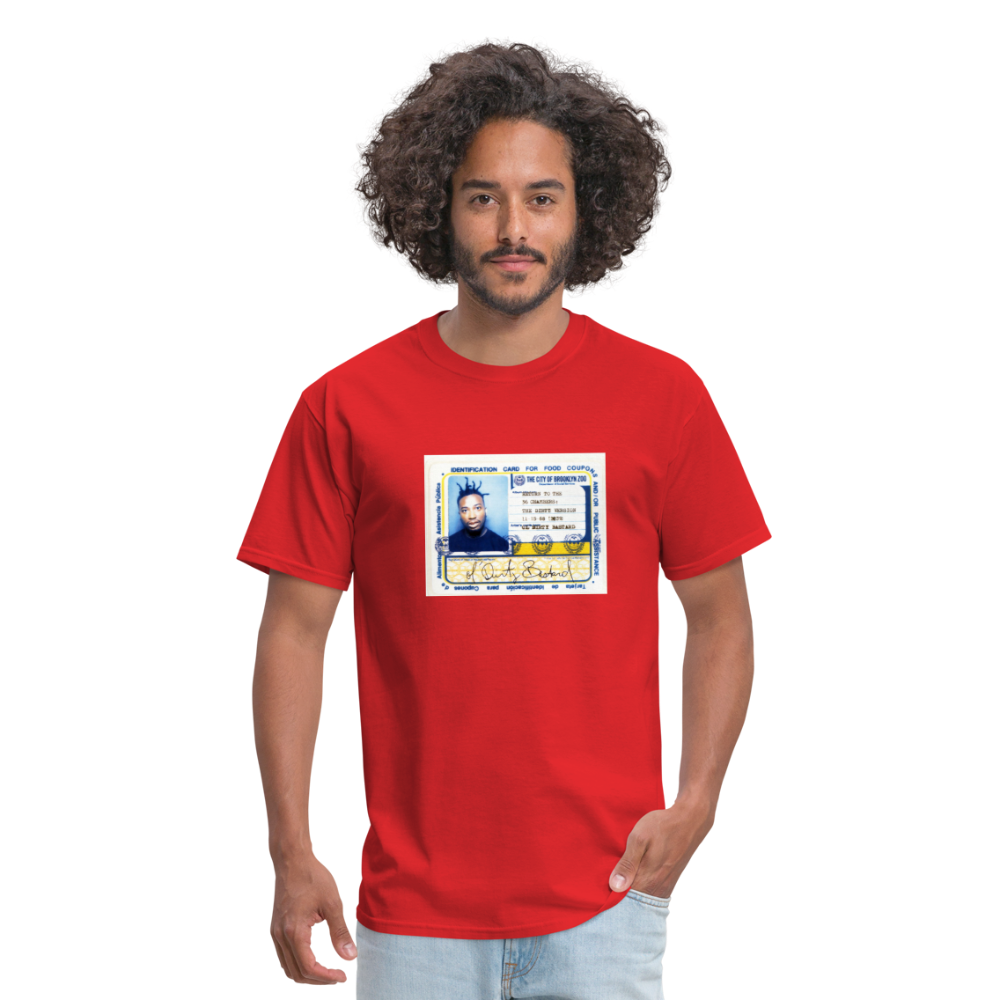 Ol' Dirty Bastard  Food Stamp T-Shirt - red