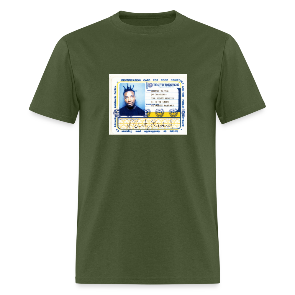 Ol' Dirty Bastard  Food Stamp T-Shirt - military green