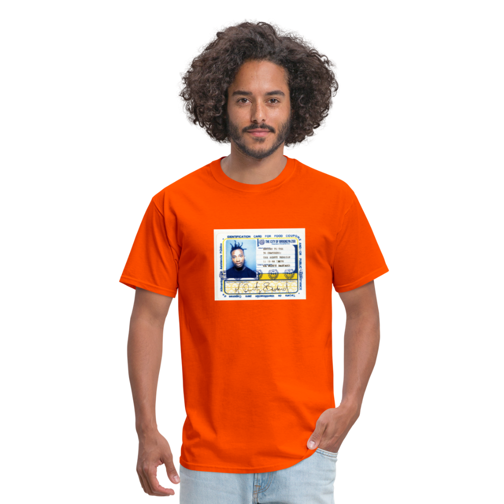 Ol' Dirty Bastard  Food Stamp T-Shirt - orange