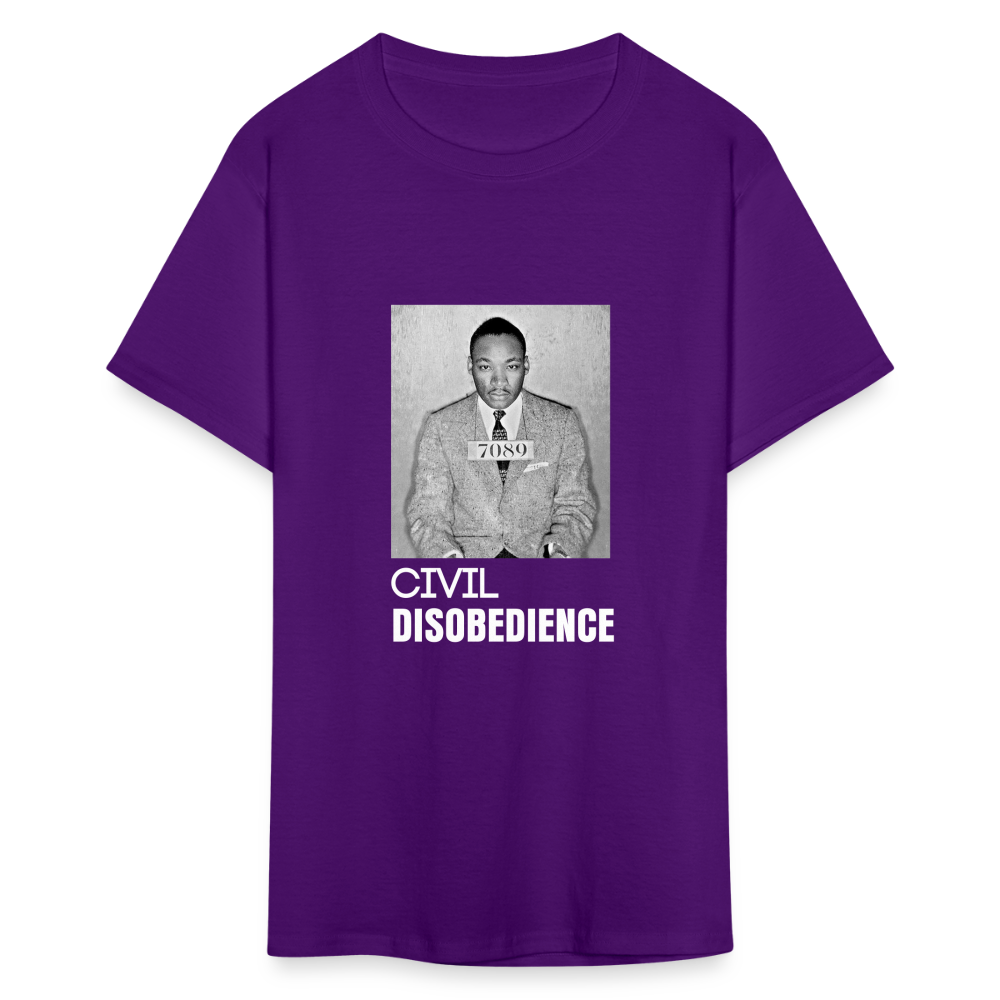 MLK Mugshot T-Shirt - purple