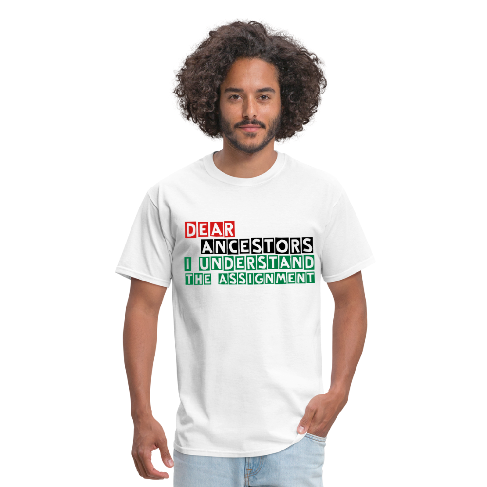 I Understand The Assignment Classic T-Shirt - white