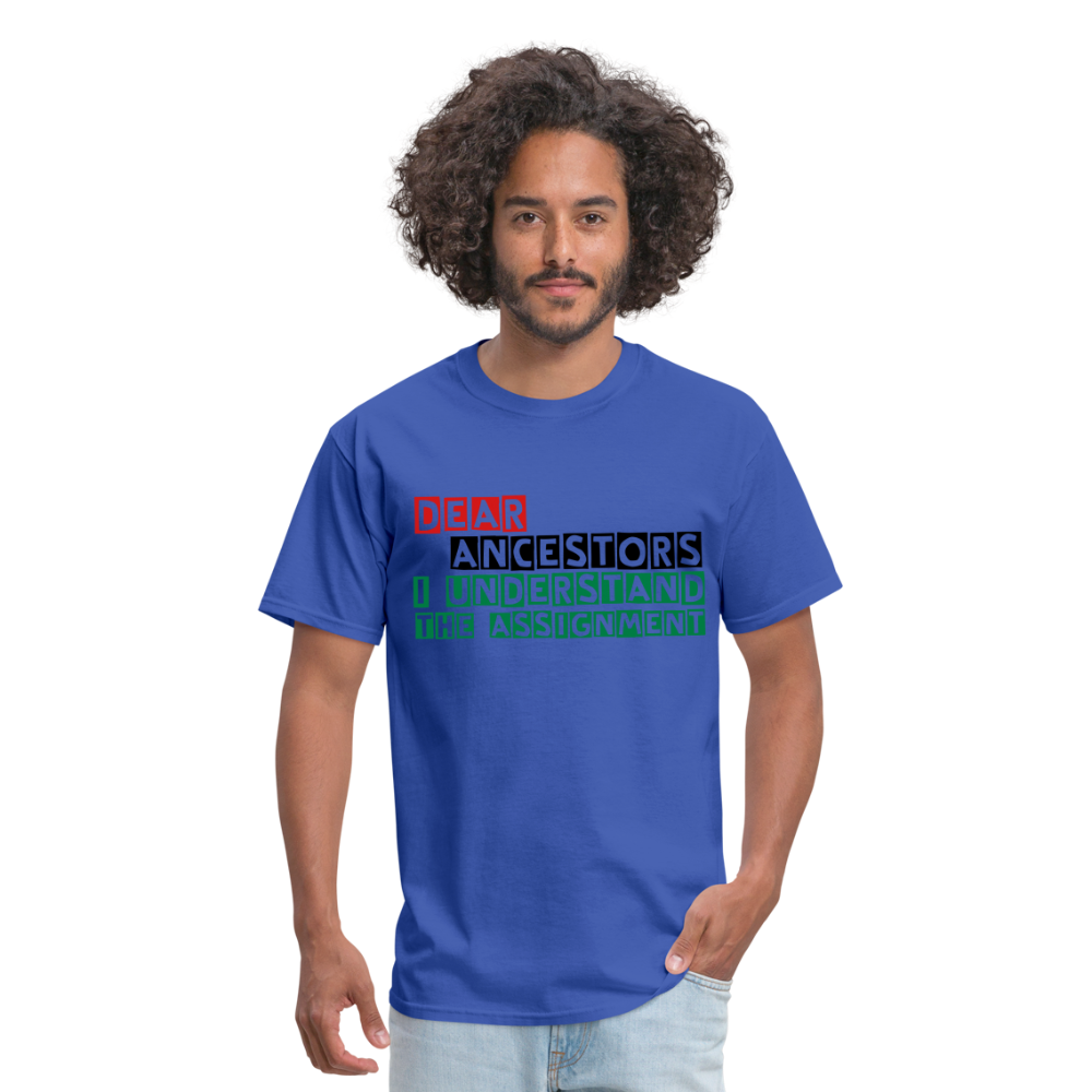 I Understand The Assignment Classic T-Shirt - royal blue