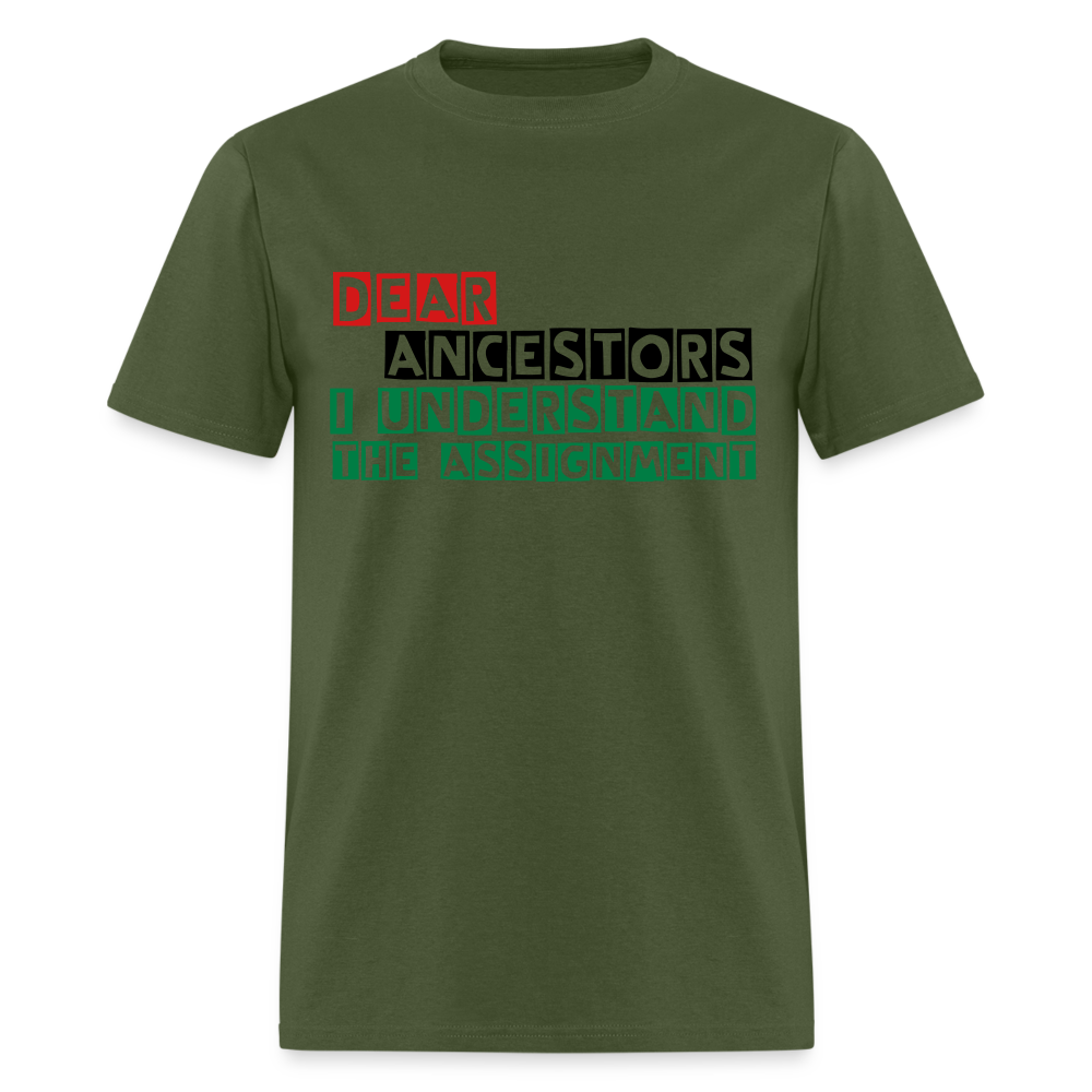 I Understand The Assignment Classic T-Shirt - military green