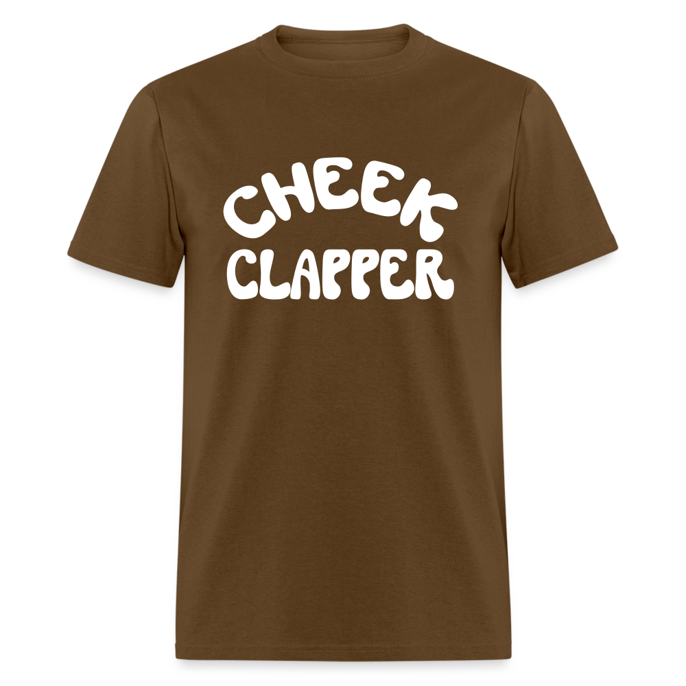 Cheek Clapper  T-Shirt - brown