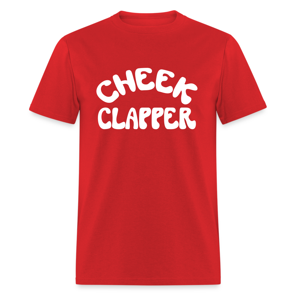 Cheek Clapper  T-Shirt - red