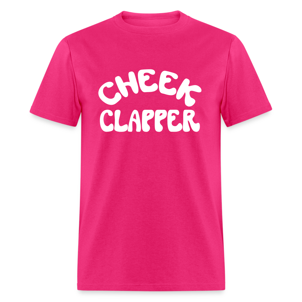 Cheek Clapper  T-Shirt - fuchsia