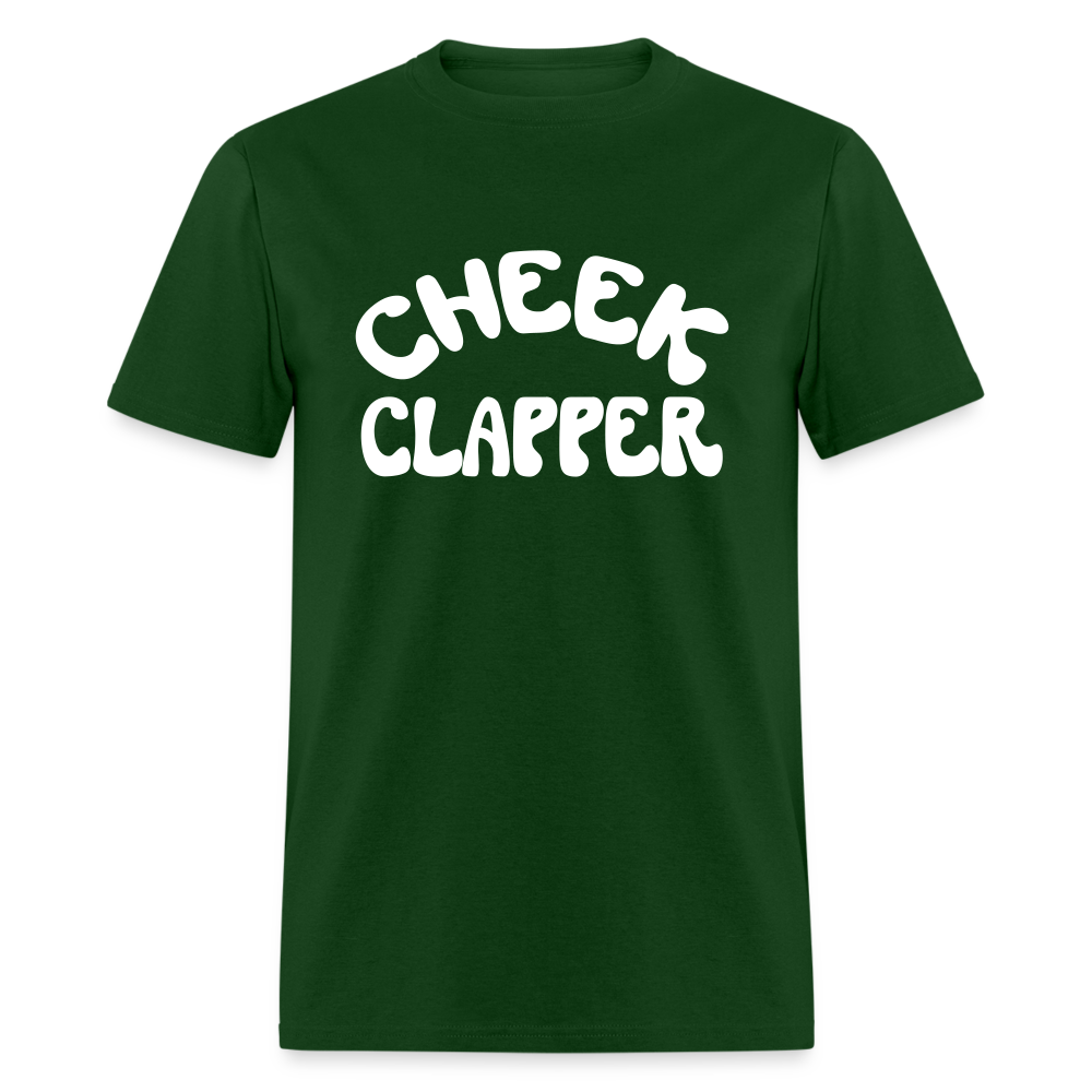 Cheek Clapper  T-Shirt - forest green