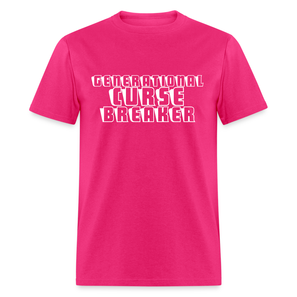 Generational Curse Breaker T-Shirt - fuchsia