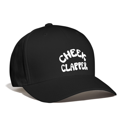 Cheek Clapper Baseball Cap - black