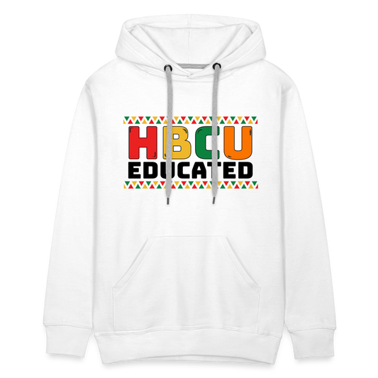 HBCU Educated Hoodie - white
