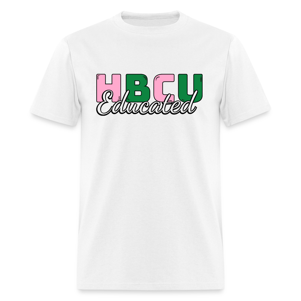 HBCU Educated AKA T-Shirt - white