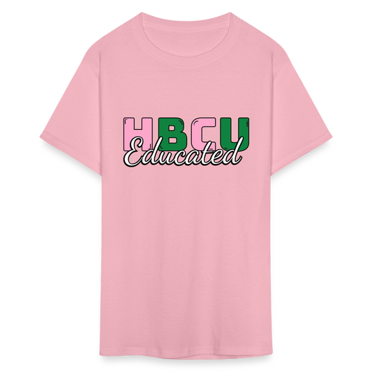 HBCU Educated AKA T-Shirt - pink