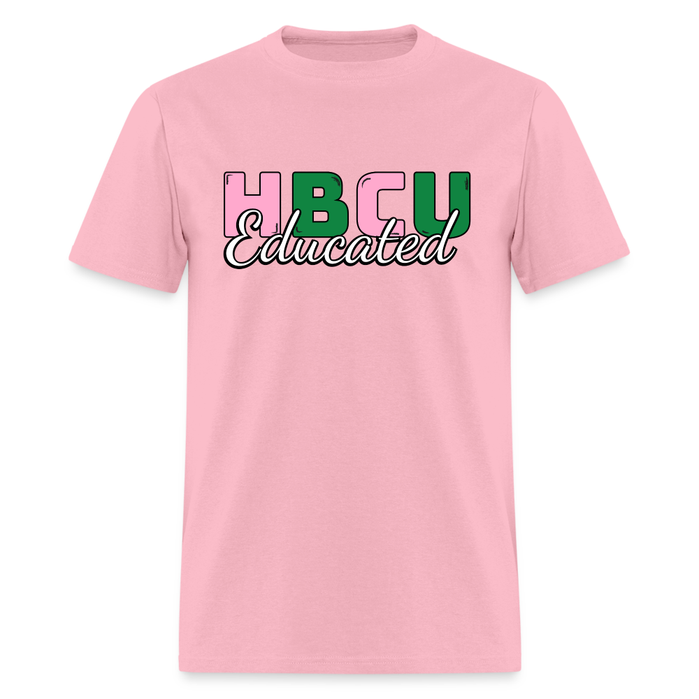 HBCU Educated AKA T-Shirt - pink