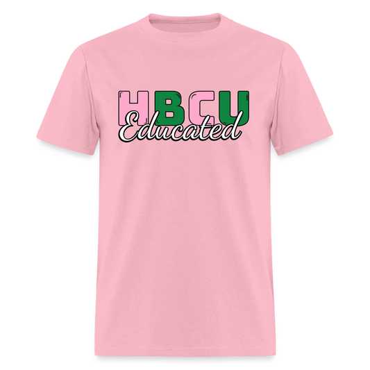 HBCU Educated AKA T-Shirt - pink