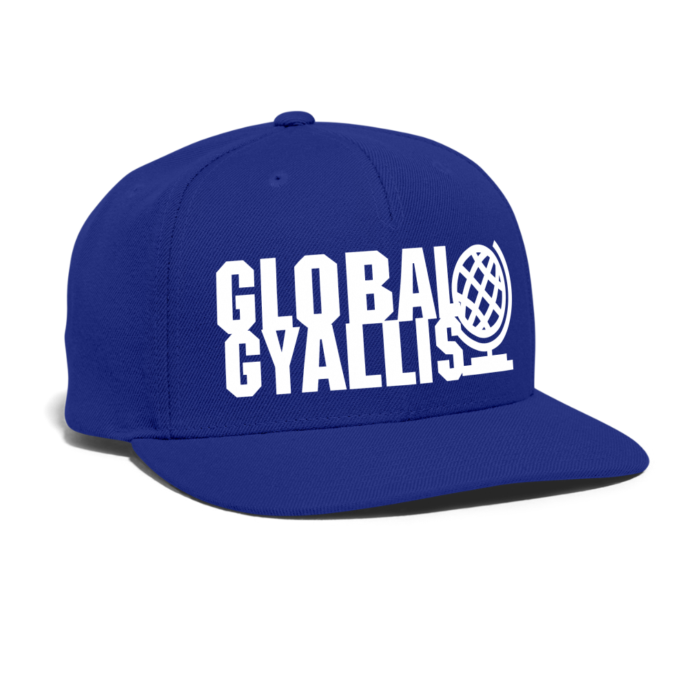 Global Gyallis Snapback Baseball Cap - royal blue