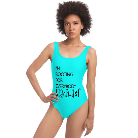 I'M Rooting For Everybody Black - One-Piece Swimsuit