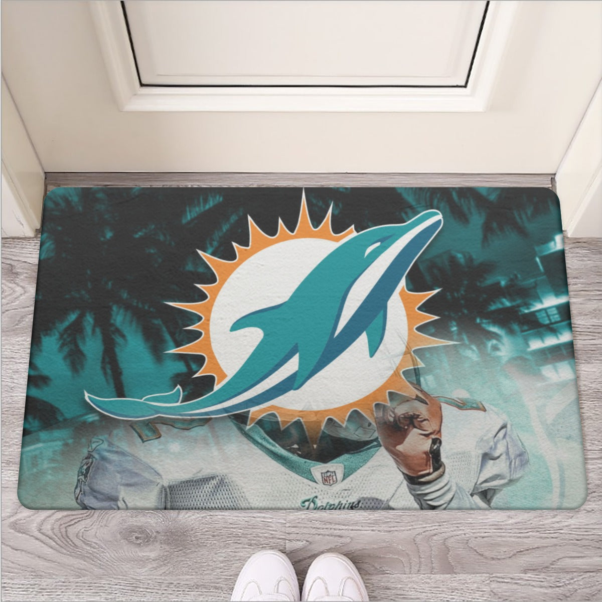 Miami Dolphins Door Mat | Rubber