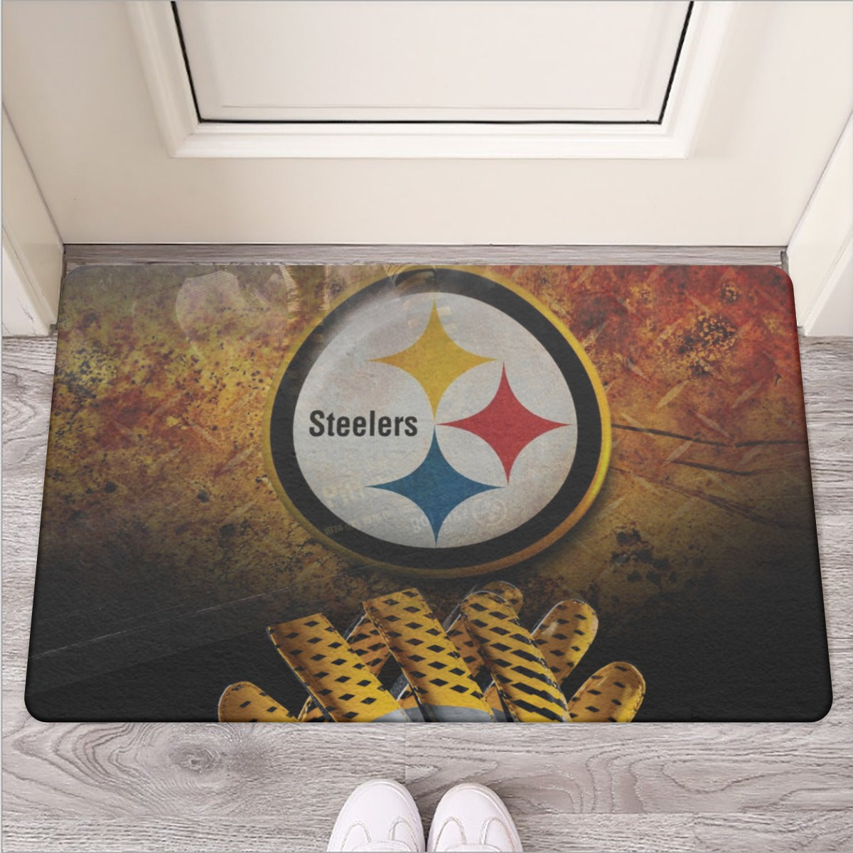 Pittsburgh Steelers Door Mat | Rubber