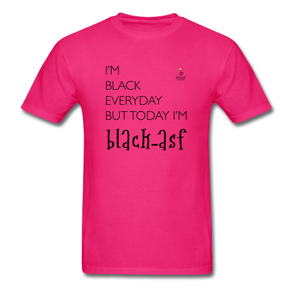 Im Black Everyday Tee - fuchsia