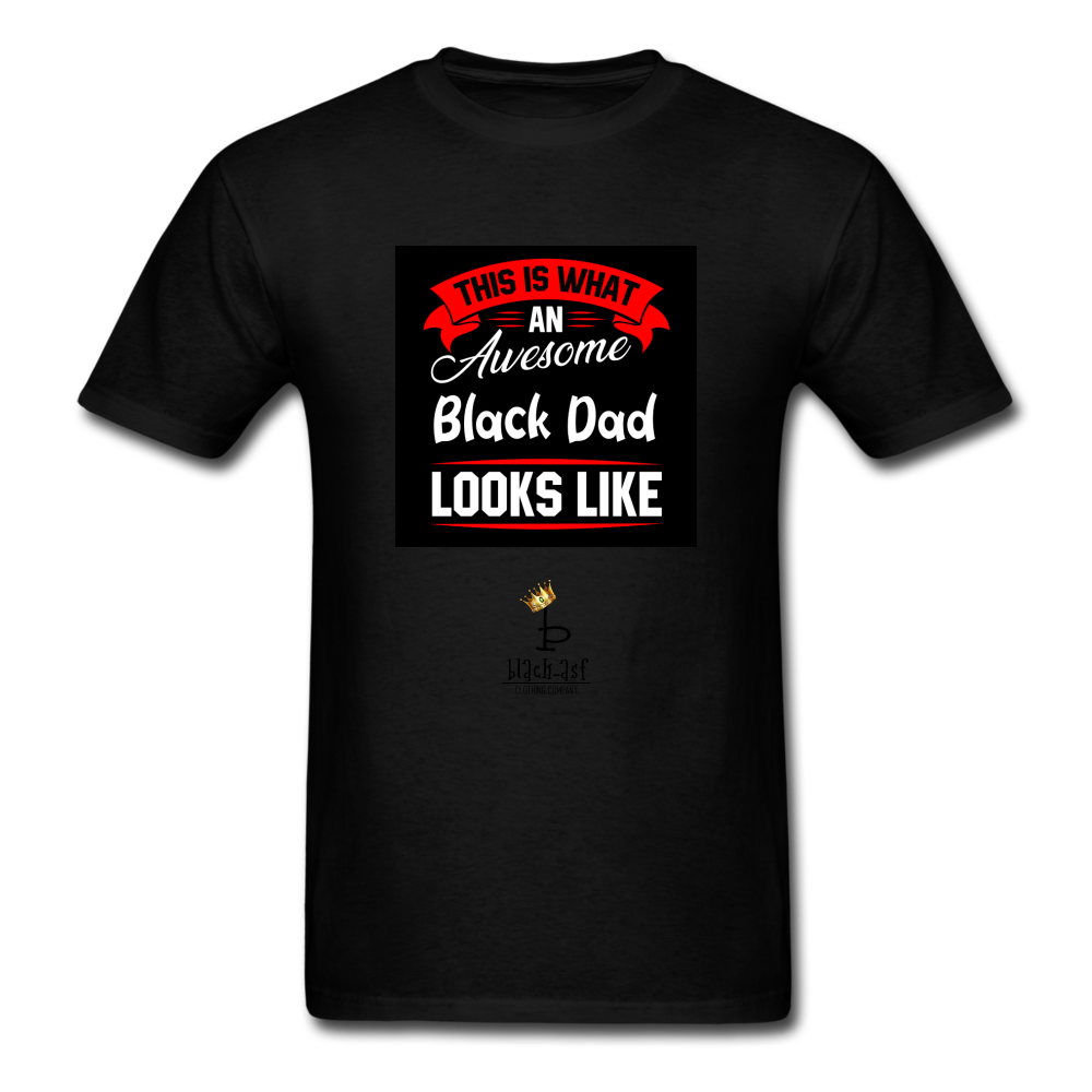 Awesome Black Dad2 Tee - black