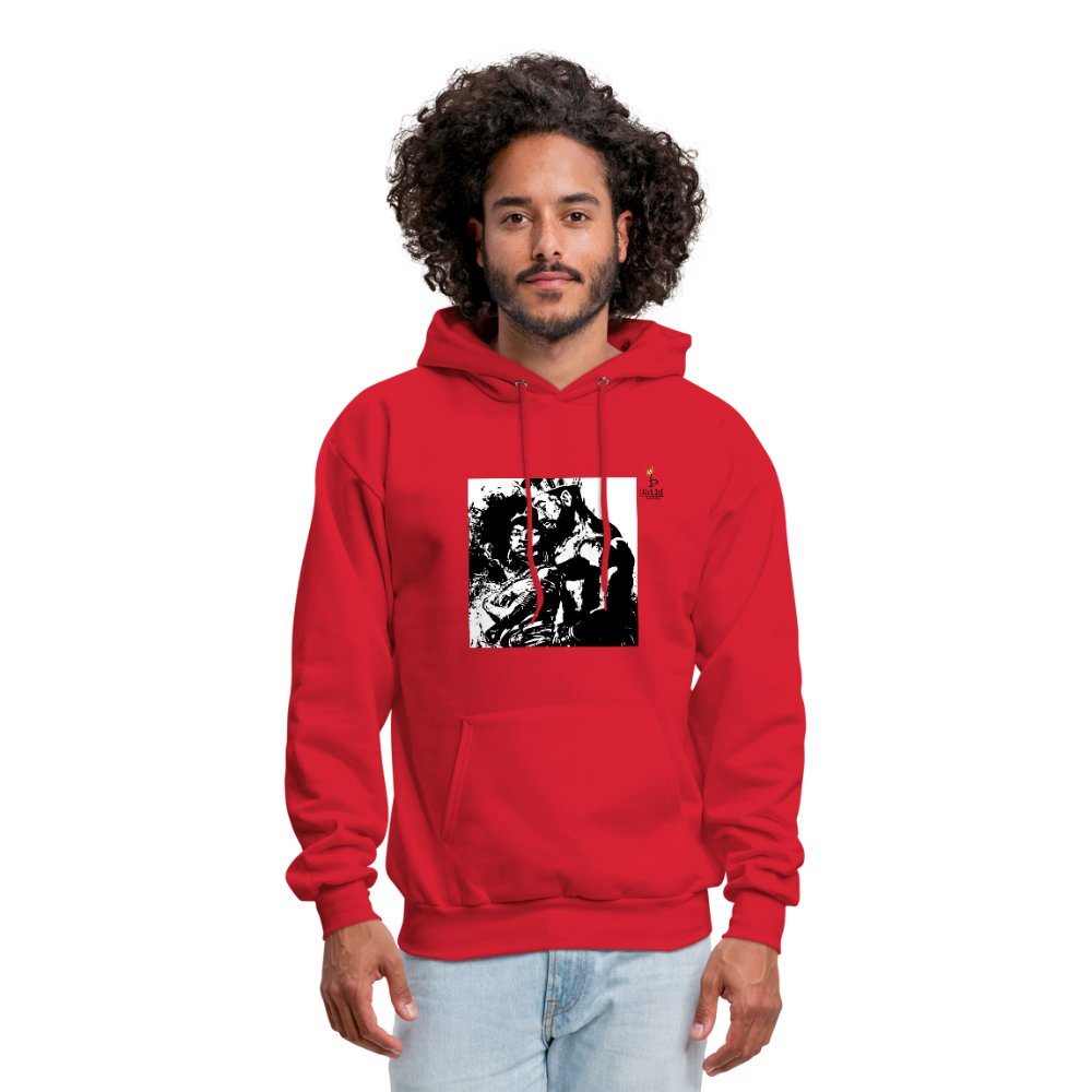King and Queen - Hoodie - red