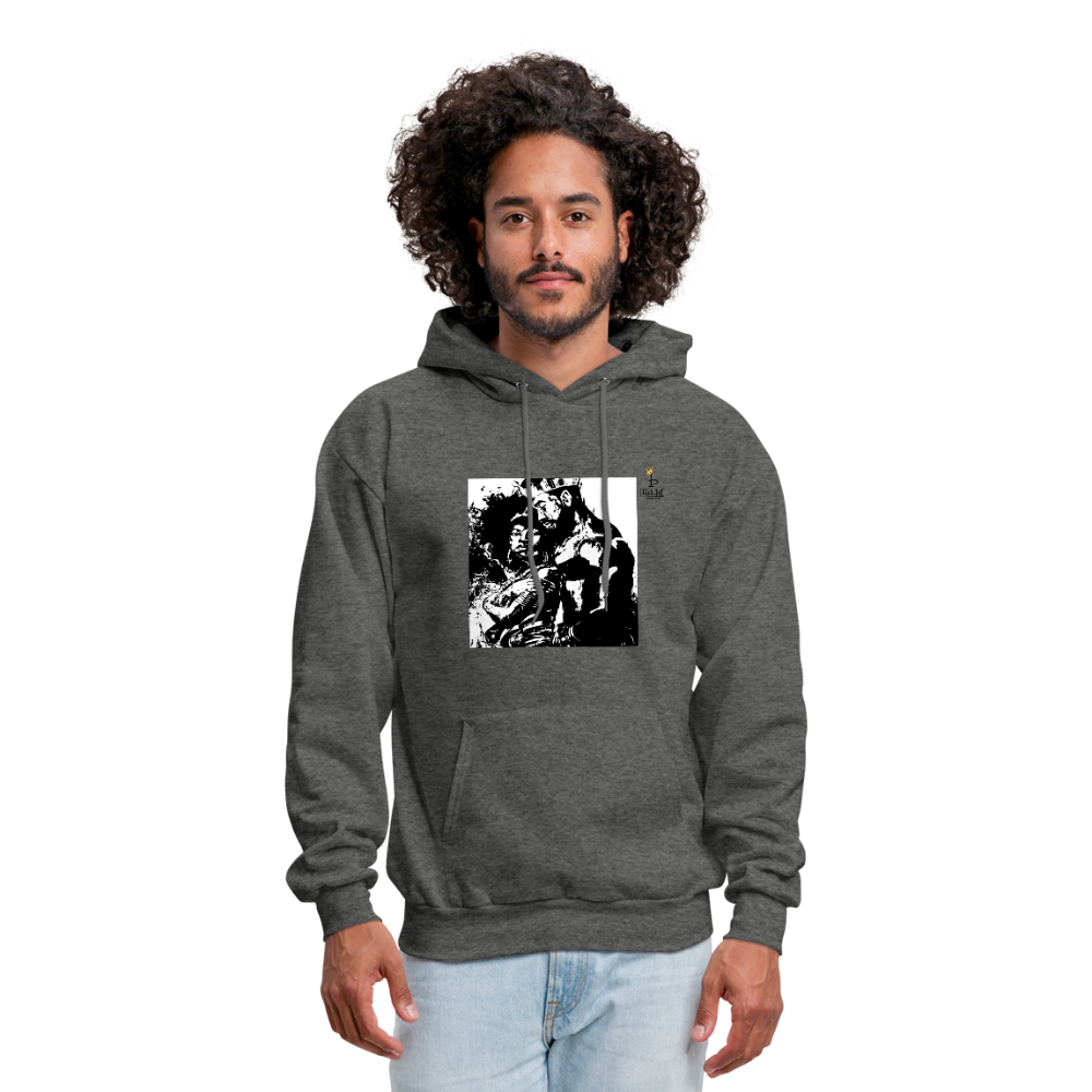 King and Queen - Hoodie - charcoal gray