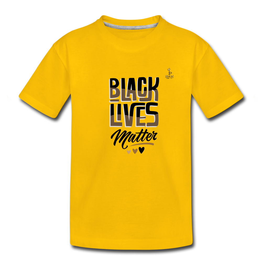 BLM - Toddler Premium T-Shirt - sun yellow