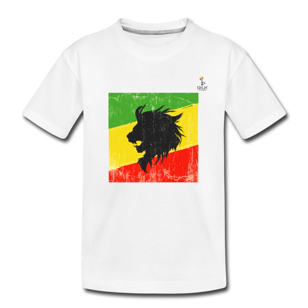 Lion of Judah - Kids' Premium T-Shirt - white