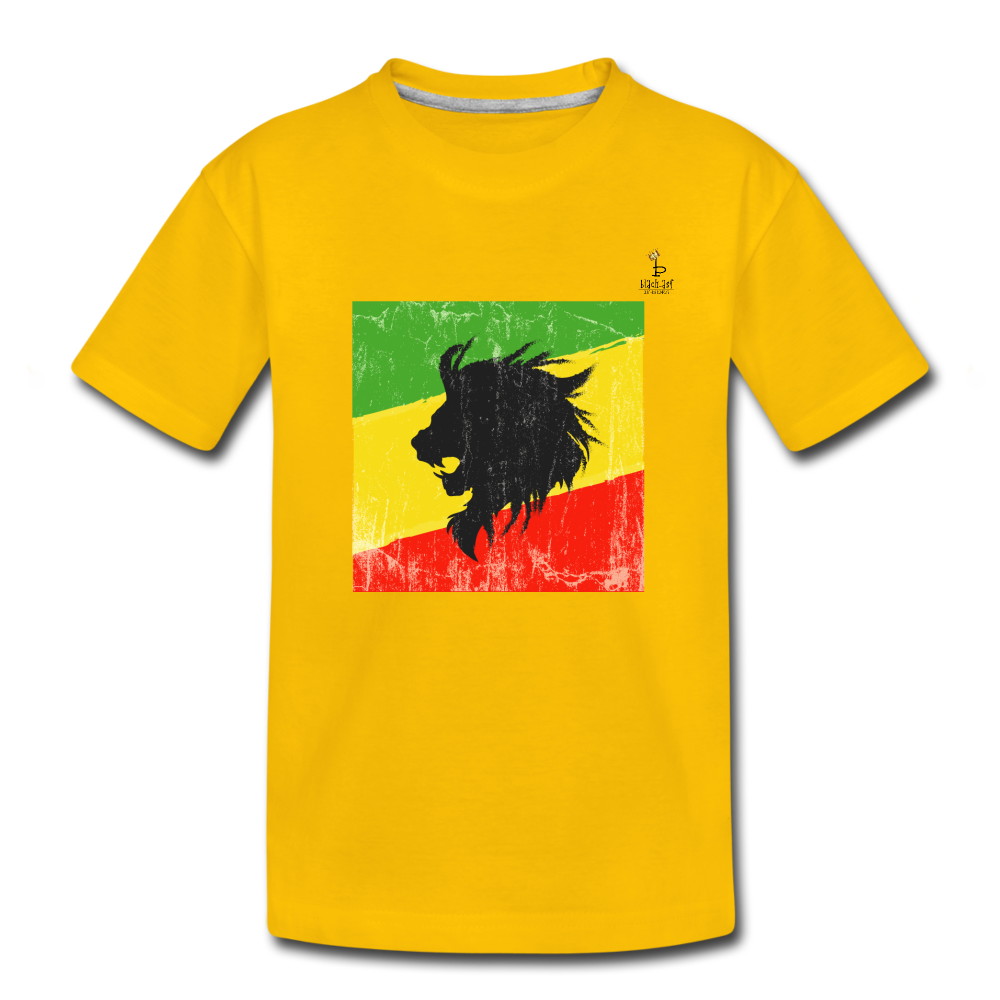 Lion of Judah - Kids' Premium T-Shirt - sun yellow