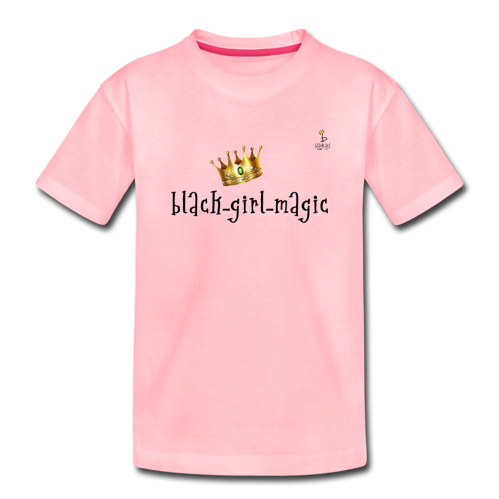 Black Girl Magic - Toddler Premium T-Shirt - pink