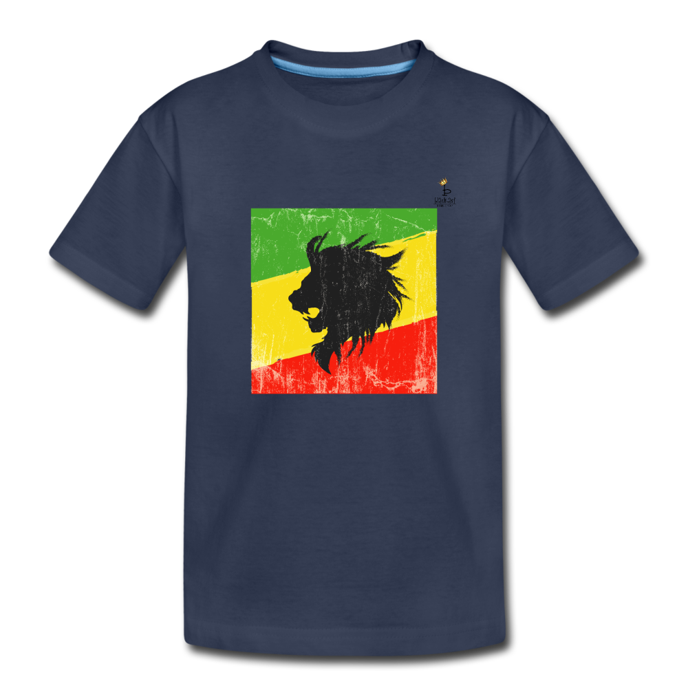 Lion of Judah - Toddler Premium T-Shirt - navy