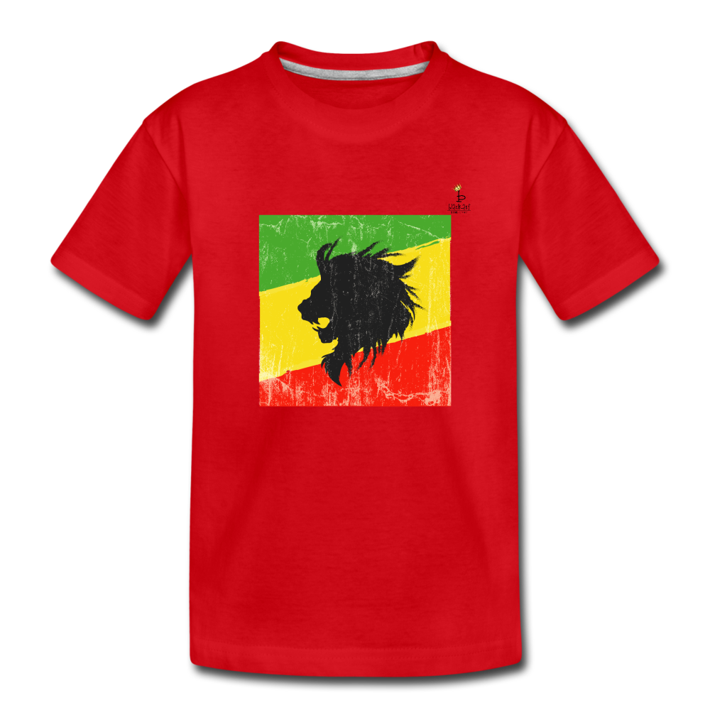 Lion of Judah - Toddler Premium T-Shirt - red