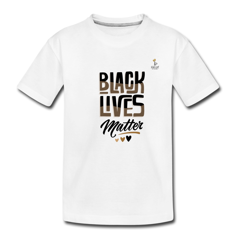 BLM - Kids' Premium T-Shirt - white