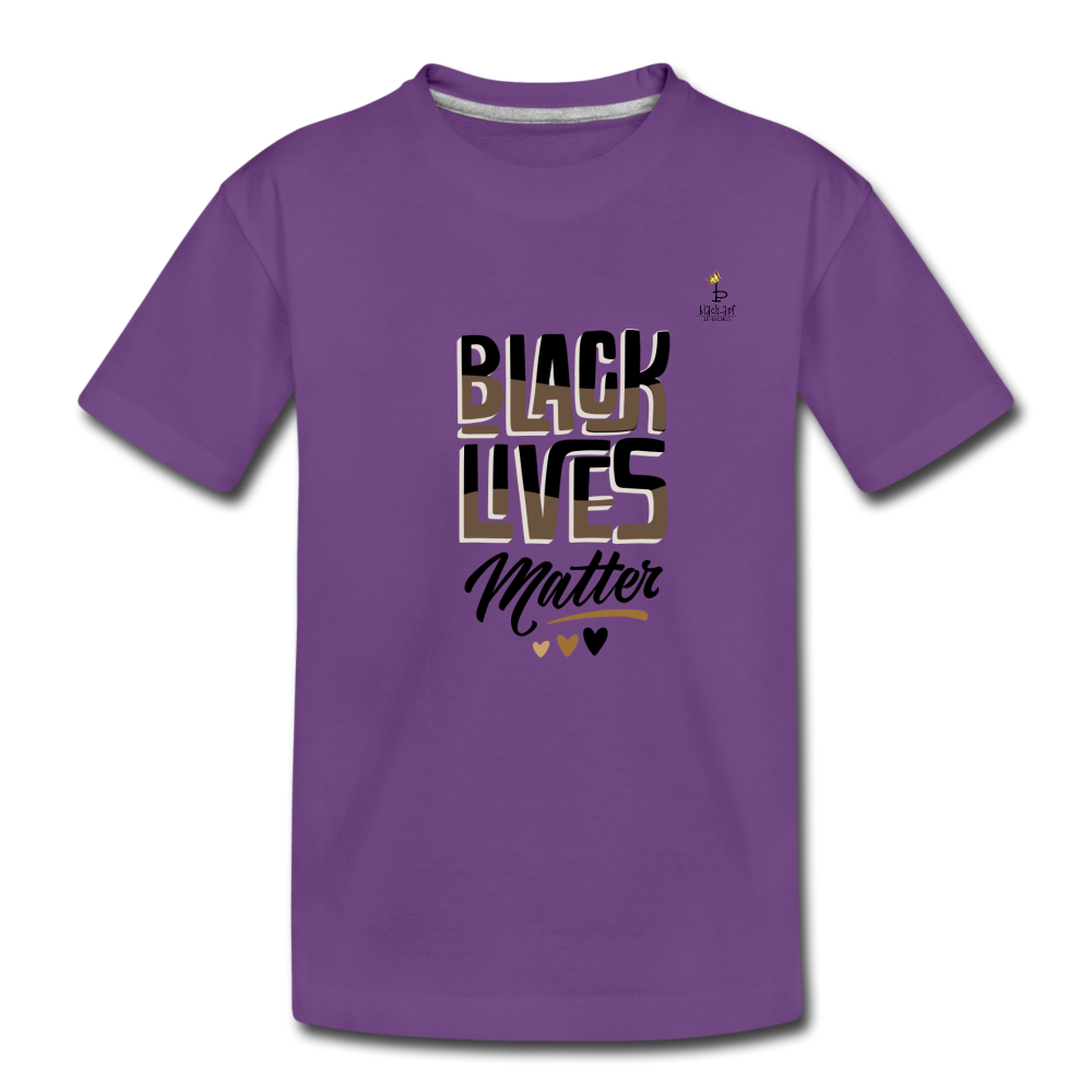 BLM - Kids' Premium T-Shirt - purple