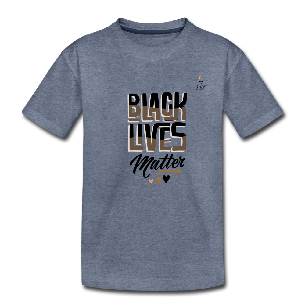 BLM - Kids' Premium T-Shirt - heather blue